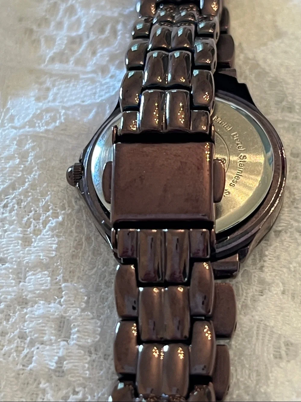 Armitron Brown Crystal Bracelet Watch
